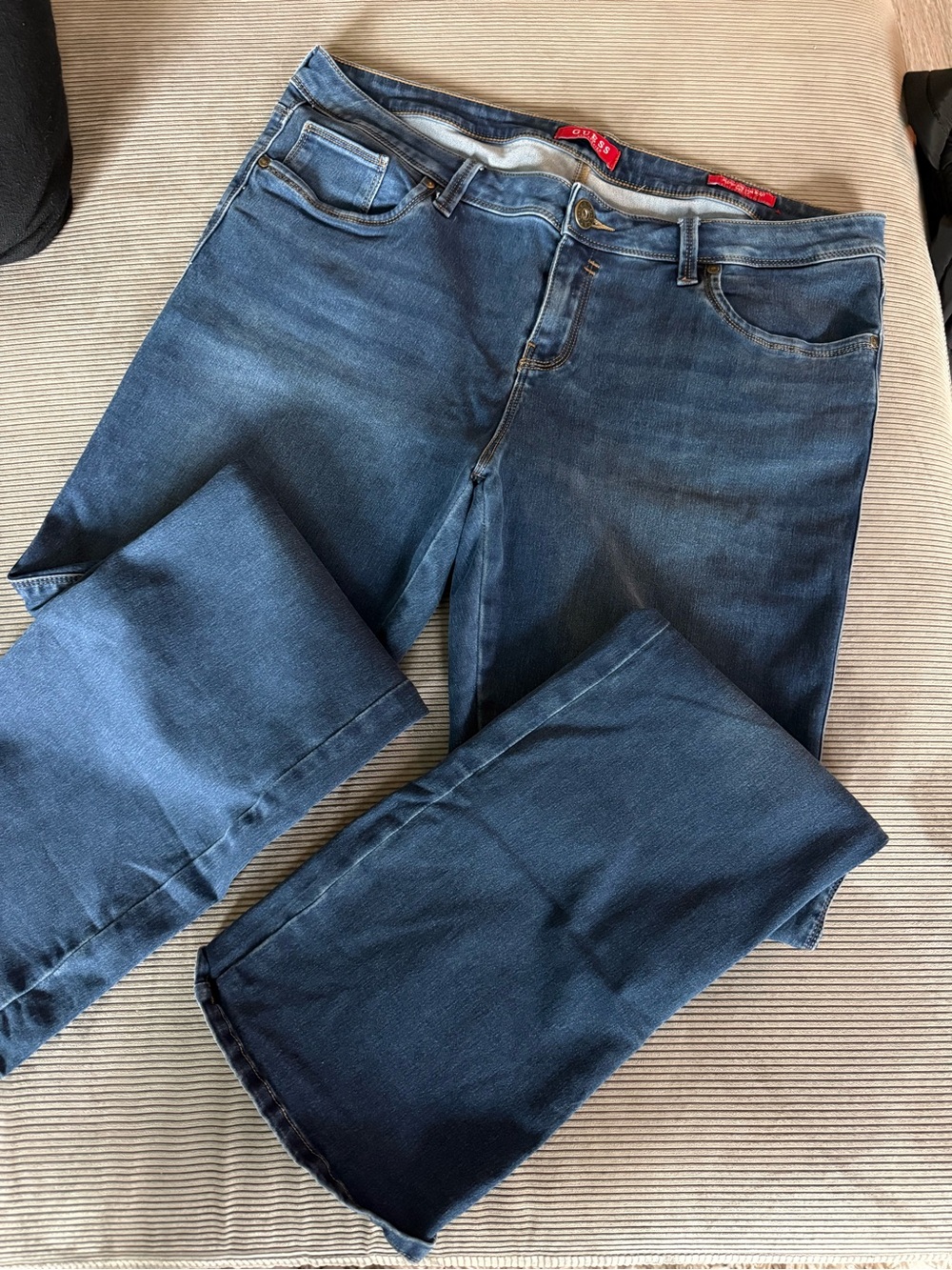 Guess Women’s Boot Cut Jeans in Dark Blue Wash